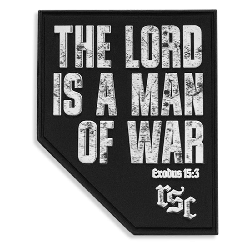 Load image into Gallery viewer, The Lord Is A Man Of War PVC Patch