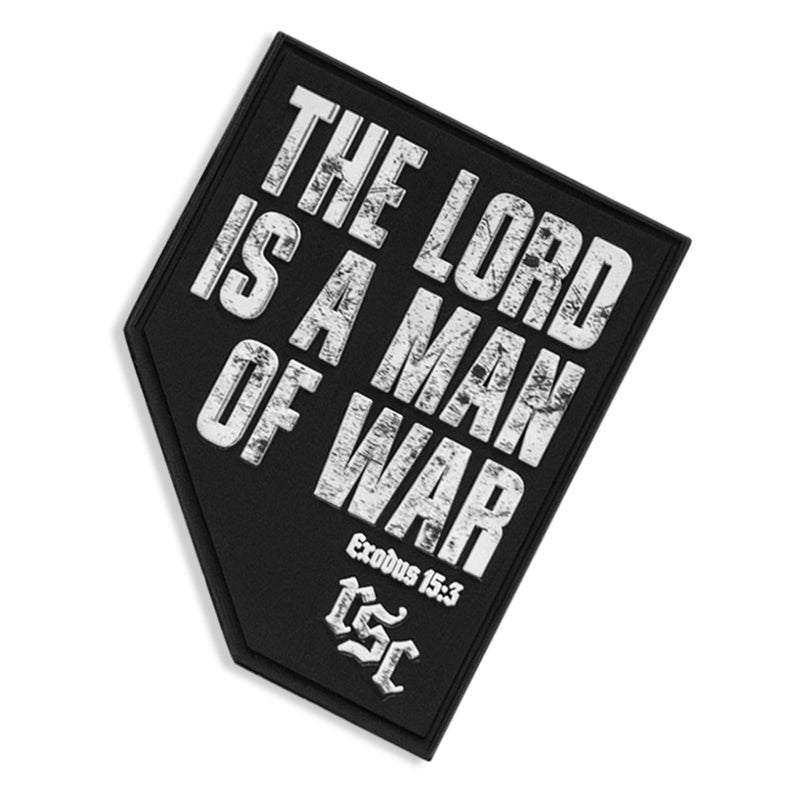 Load image into Gallery viewer, The Lord Is A Man Of War PVC Patch