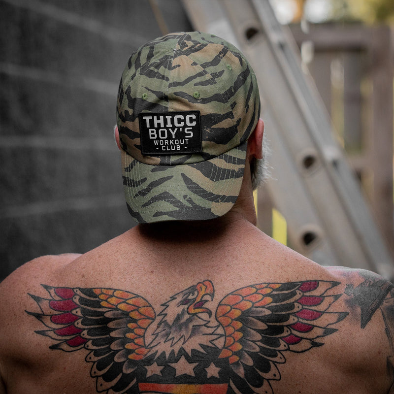 Load image into Gallery viewer, Ripstop Thicc Boys Workout Club Patch Tactical Ripstop Mesh Snapback Hat
