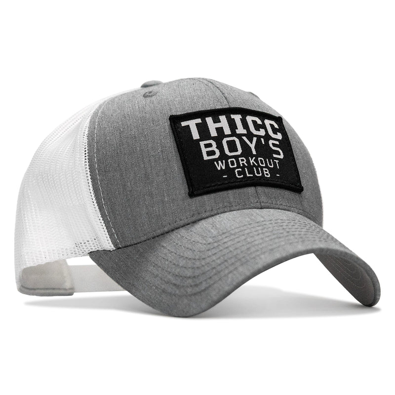Load image into Gallery viewer, Thicc Boys Workout Patch Snapback Hat