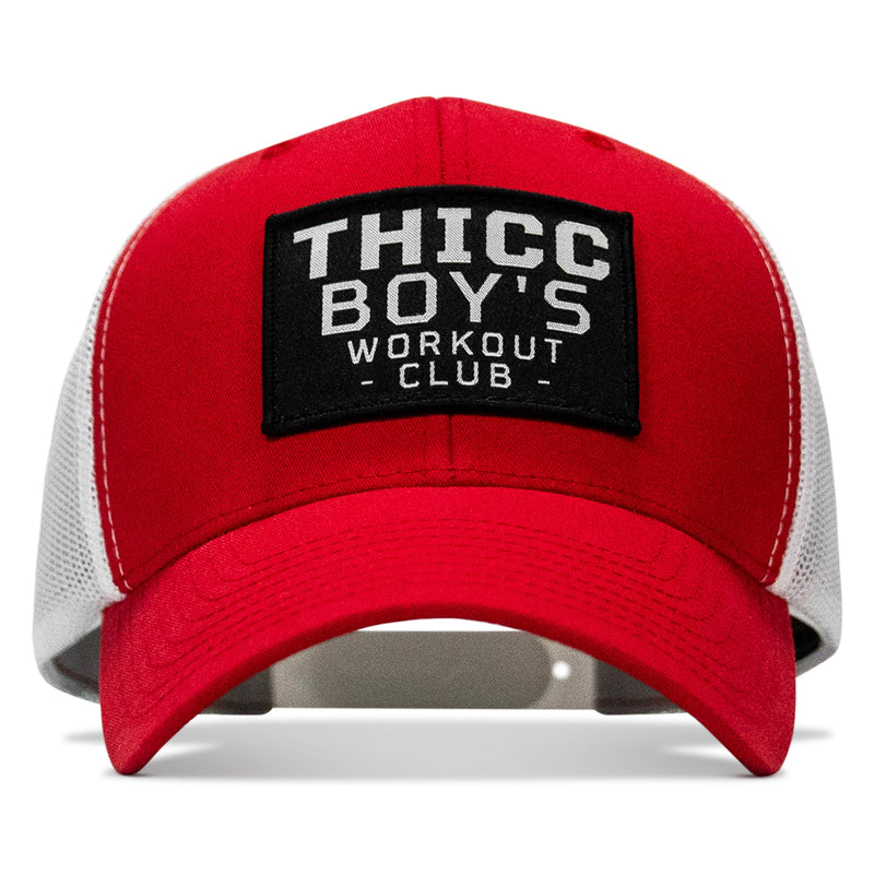 Load image into Gallery viewer, Thicc Boys Workout Patch Snapback Hat