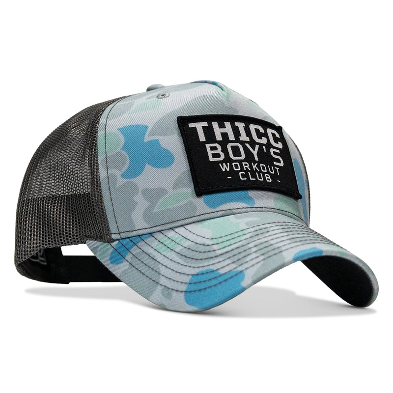 Load image into Gallery viewer, Thicc Boys Workout Patch Snapback Hat