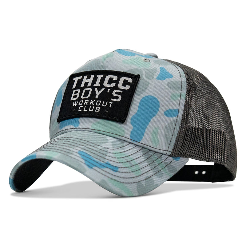 Load image into Gallery viewer, Thicc Boys Workout Patch Snapback Hat