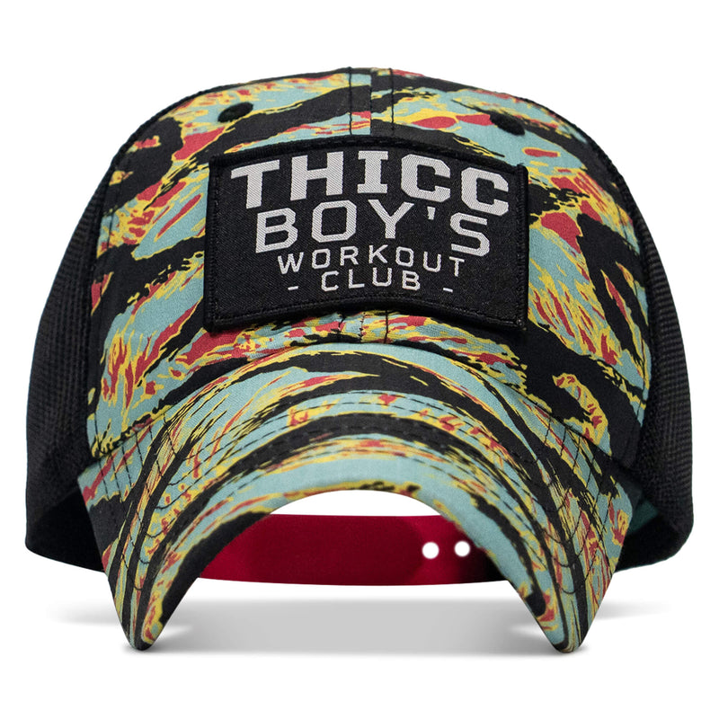 Load image into Gallery viewer, Ripstop Thicc Boys Workout Club Patch Tactical Ripstop Mesh Snapback Hat