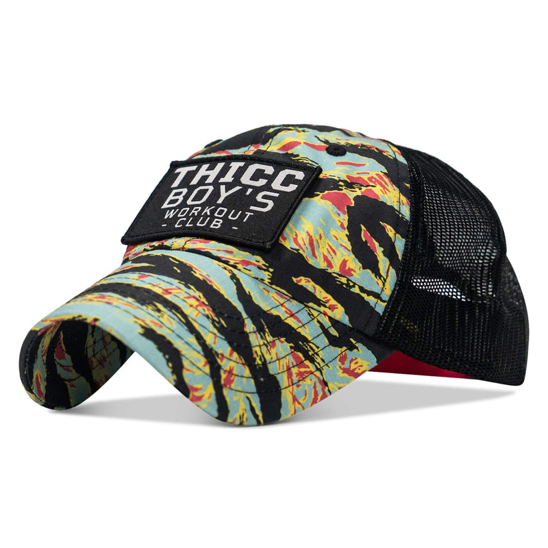Load image into Gallery viewer, Ripstop Thicc Boys Workout Club Patch Tactical Ripstop Mesh Snapback Hat