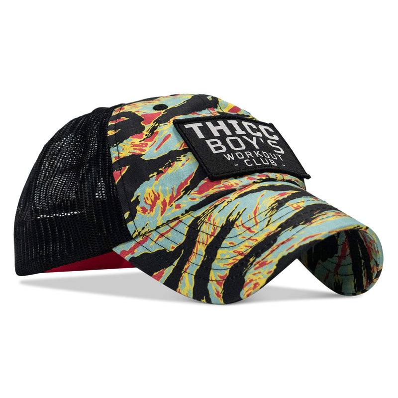 Load image into Gallery viewer, Ripstop Thicc Boys Workout Club Patch Tactical Ripstop Mesh Snapback Hat