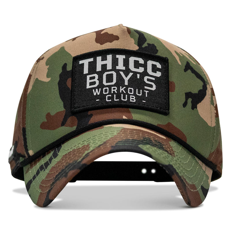 Load image into Gallery viewer, Thicc Boys Workout Club Patch Weekender Snapback
