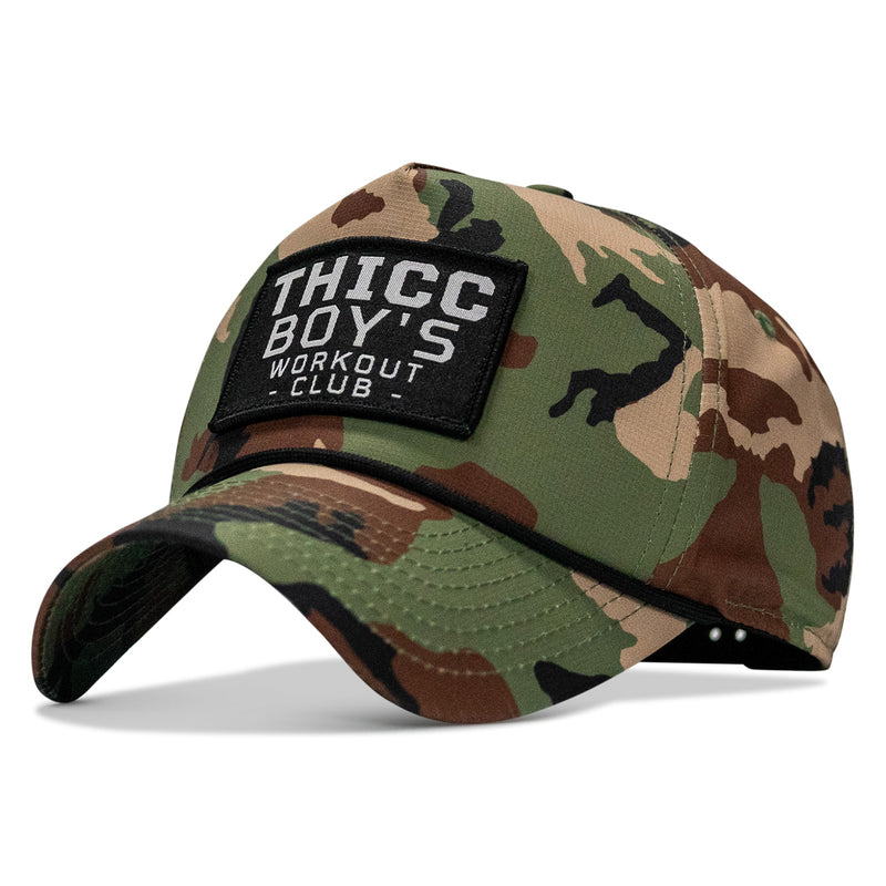 Load image into Gallery viewer, Thicc Boys Workout Club Patch Weekender Snapback