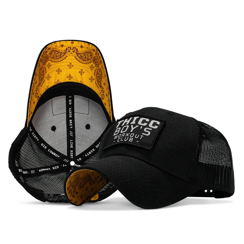 Load image into Gallery viewer, Thicc Boys Workout Club Patch Original Ripstop Snapback Hat