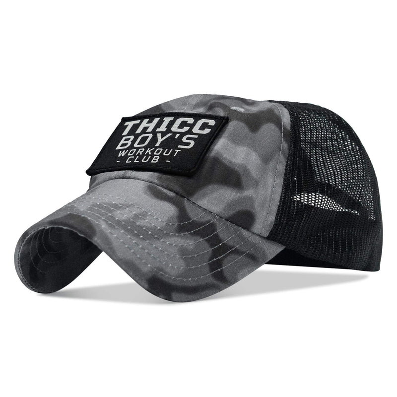 Load image into Gallery viewer, Ripstop Thicc Boys Workout Club Patch Tactical Ripstop Mesh Snapback Hat