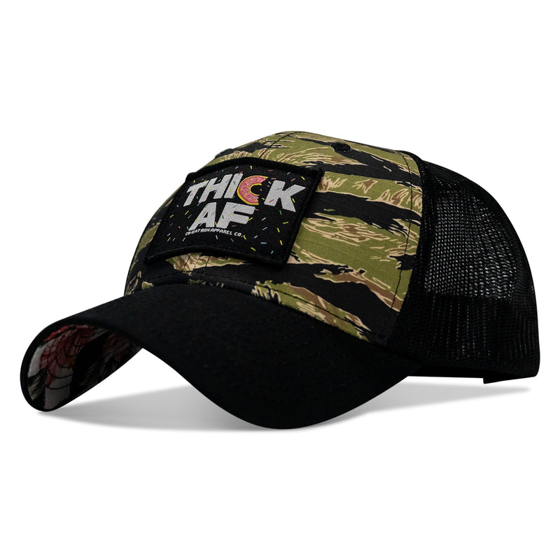 Load image into Gallery viewer, THICK AF Donut Edition Patch Original Ripstop Snapback Hat