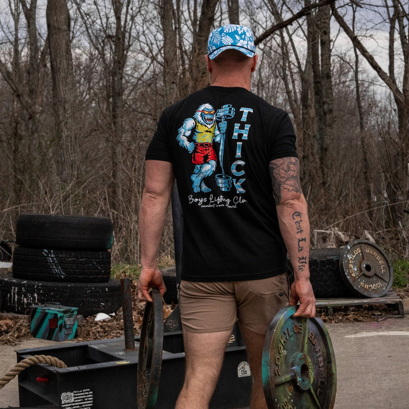 Load image into Gallery viewer, Thick Boys Lifting Club Yeti Men's T-Shirt