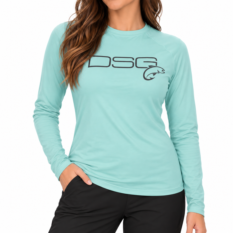 Load image into Gallery viewer, Solid Long Sleeve Performance Fishing Shirt - UPF 50+