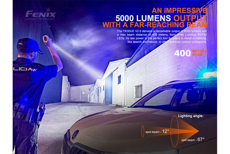 Load image into Gallery viewer, Fenix TK35UE V2.0 Flashlight - 5000 Lumens