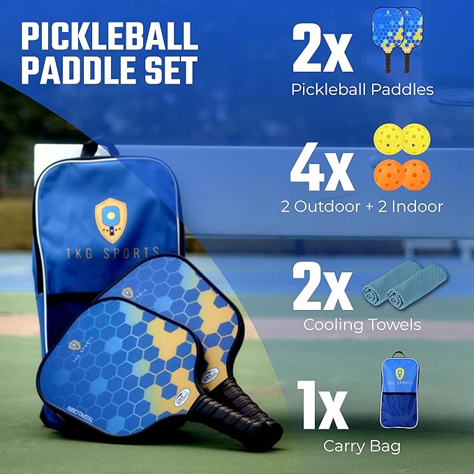 Load image into Gallery viewer, Carbon FIber Pickleball Set