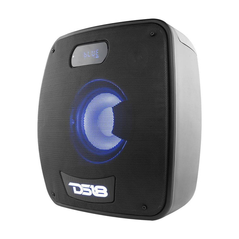 Load image into Gallery viewer, TLV 6.5" Amplified With Battery Self Powered Party Speaker With RGB LED Lights Bluetooth and TWS 200 Watts