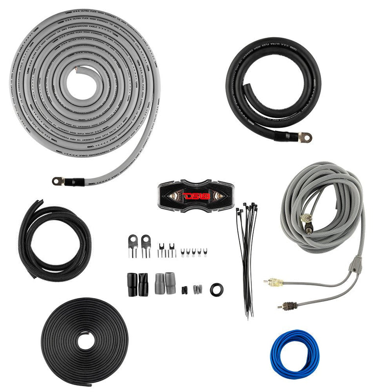 Load image into Gallery viewer, 0-GA CCA Amplifiers Installation Kit - SILVER