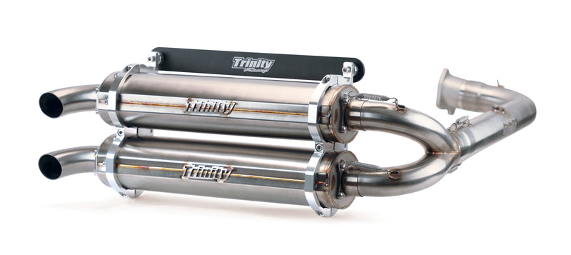 Load image into Gallery viewer, RZR TURBO / S EXHAUST - STAINLESS STEEL - FULL SYSTEM