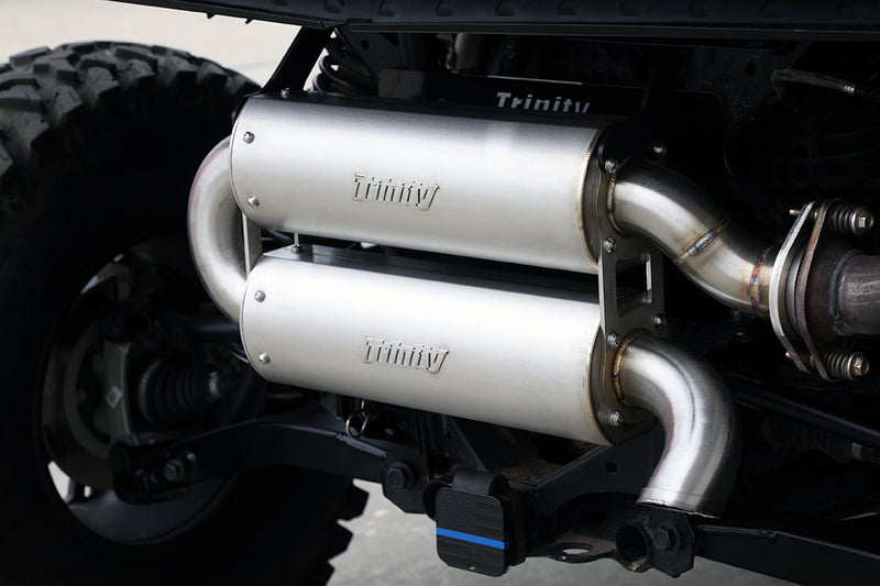 Load image into Gallery viewer, POLARIS XPEDITION DUAL MUFFLER EXHAUST - QUIET SLIP ON