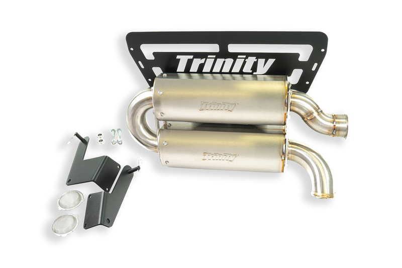 Load image into Gallery viewer, 24+ RZR XP1000 DUAL QUIET MUFFLER (SINGLE OUTLET)