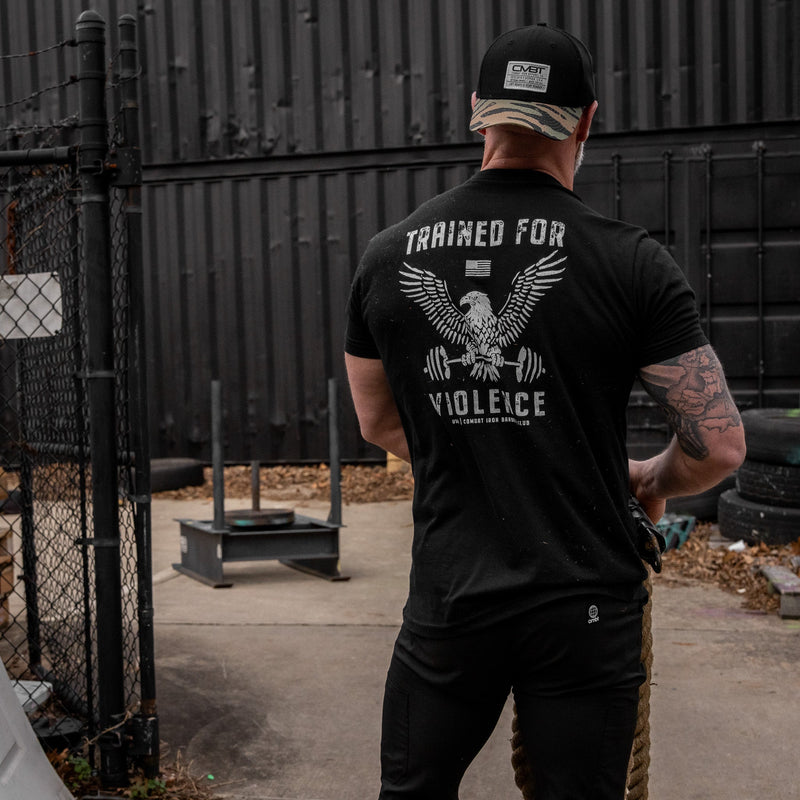 Load image into Gallery viewer, Trained for Violence Men's T-Shirt