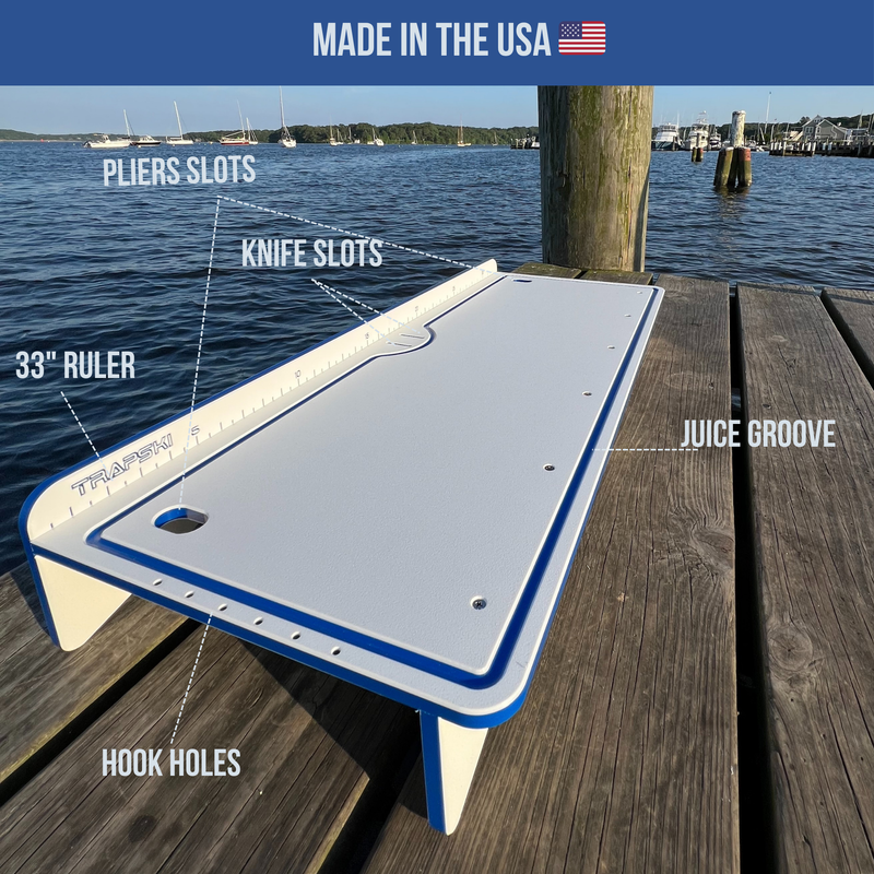 Load image into Gallery viewer, Made in the USA | Premium Double Bucket 33" Raised Fillet Table Cutting Board