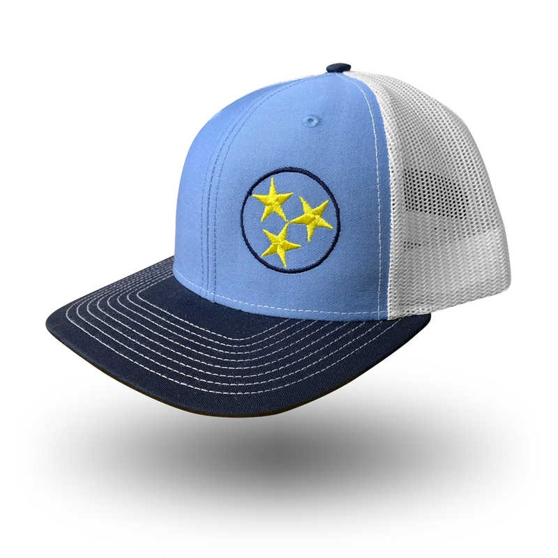 Load image into Gallery viewer, TRISTAR TRUCKER HAT - COOL BLUE