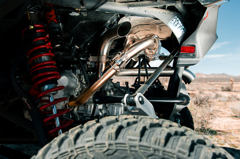 Load image into Gallery viewer, Can-Am Maverick R Sidepiece Valved Head Pipe