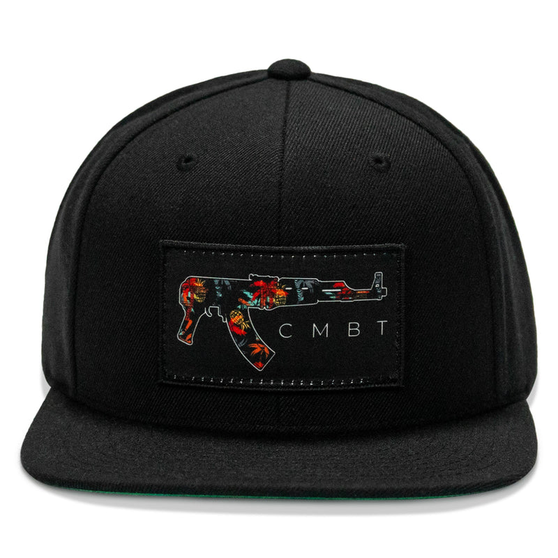 Load image into Gallery viewer, Tropical AK Patch SnapBack Hat