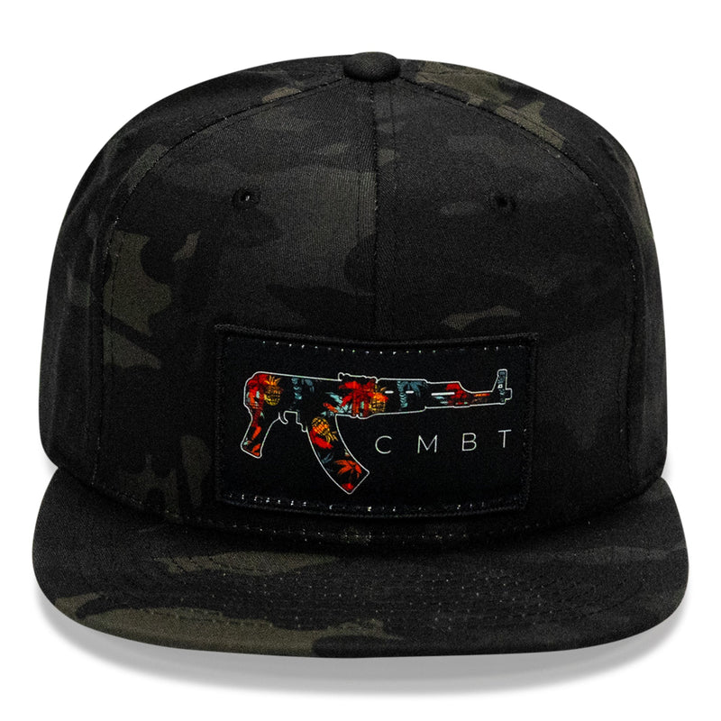 Load image into Gallery viewer, Tropical AK Patch SnapBack Hat