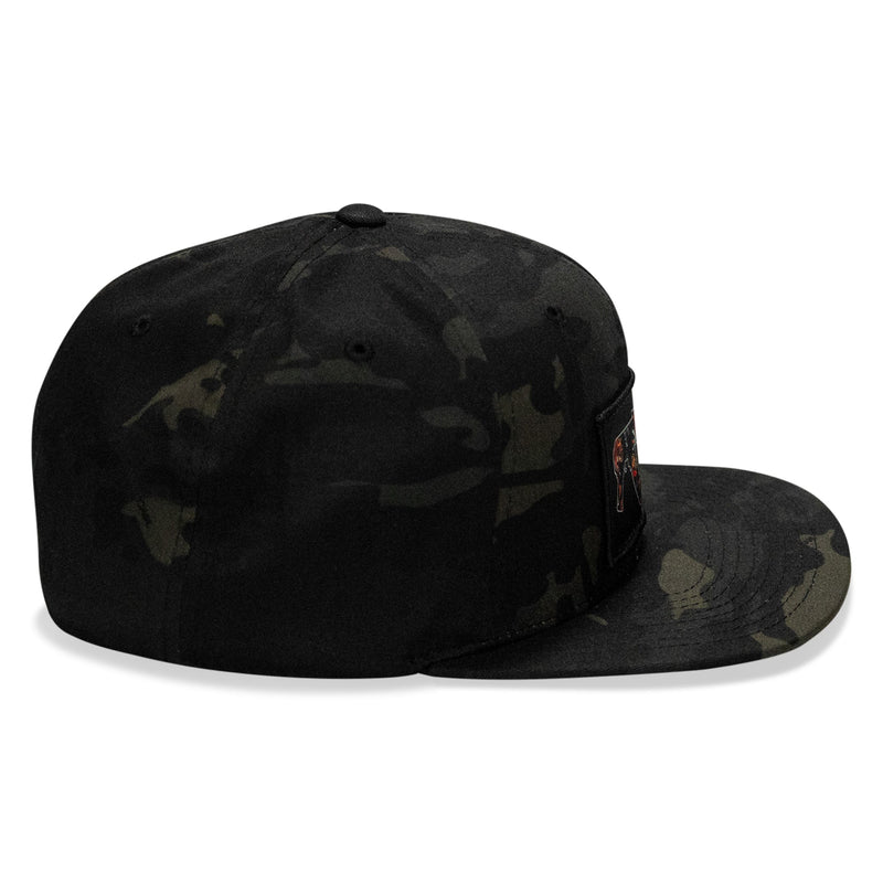 Load image into Gallery viewer, Tropical AK Patch SnapBack Hat