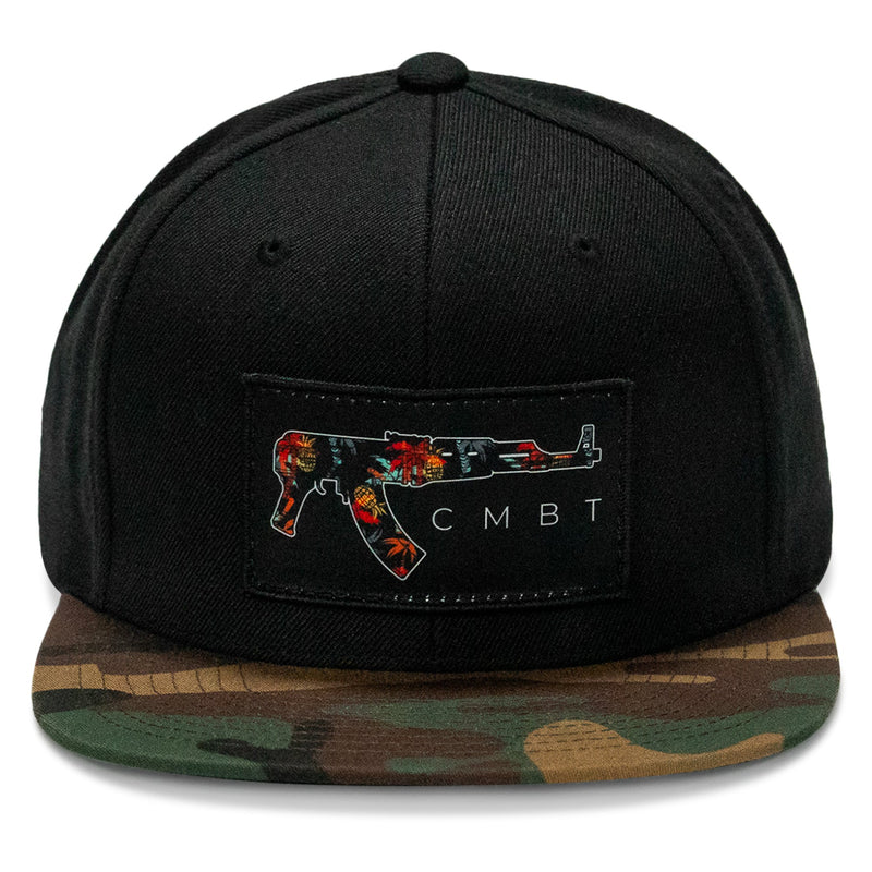 Load image into Gallery viewer, Tropical AK Patch SnapBack Hat