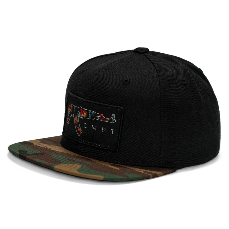 Load image into Gallery viewer, Tropical AK Patch SnapBack Hat
