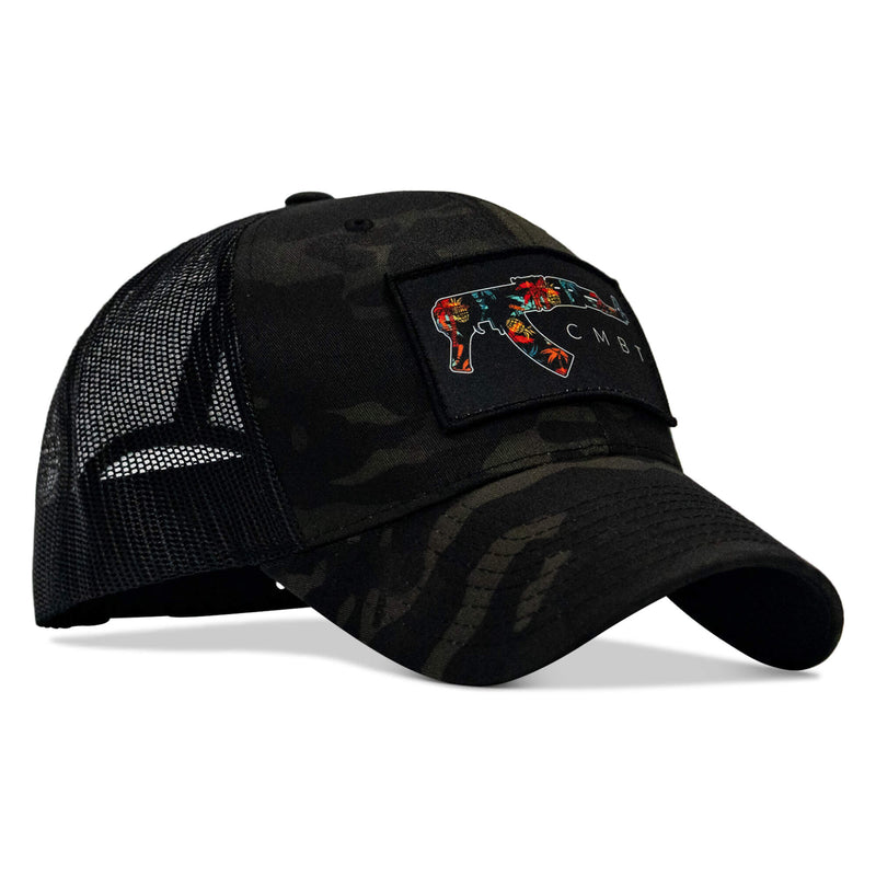 Load image into Gallery viewer, Tropical AK Patch Snapback Hat