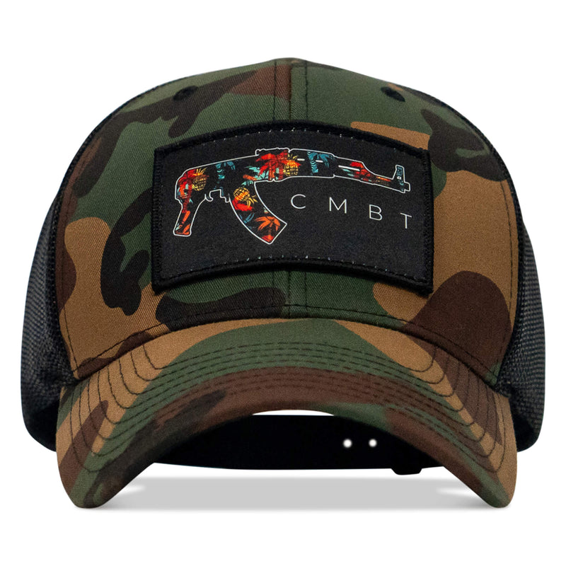 Load image into Gallery viewer, Tropical AK Patch Snapback Hat