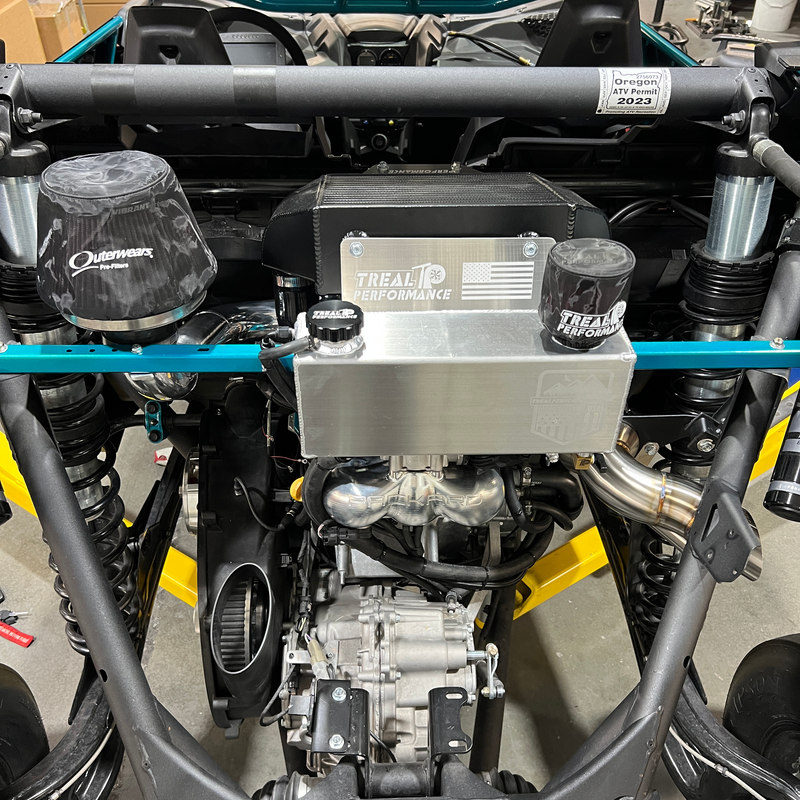 Load image into Gallery viewer, Treal Performance | 2017-2025 Can-Am X3 Coolant Reservoir Oil Catch Can Combo Tank