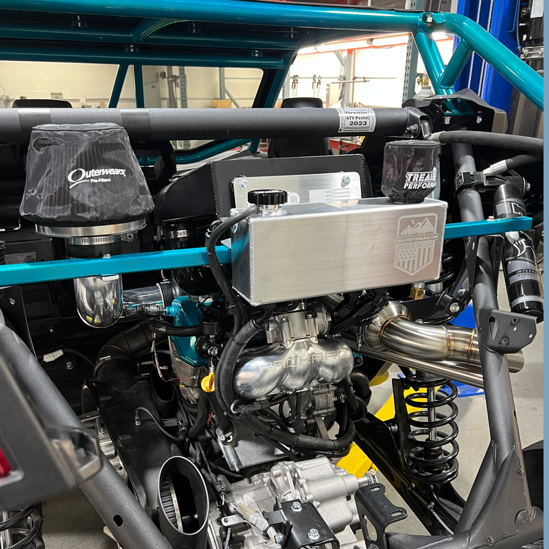 Load image into Gallery viewer, Treal Performance | 2017-2025 Can-Am X3 Coolant Reservoir Oil Catch Can Combo Tank
