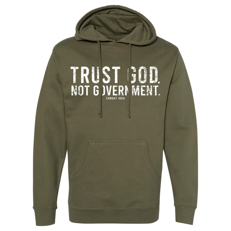 Load image into Gallery viewer, Trust God. Not Government. Men's Hoodie