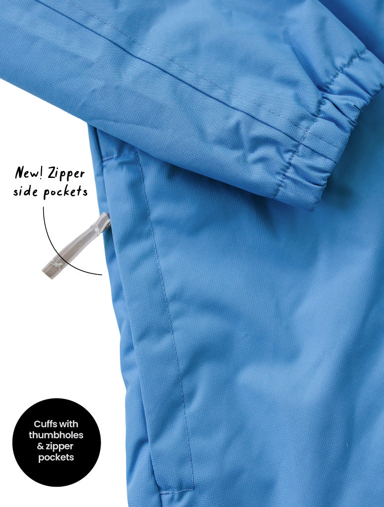 Load image into Gallery viewer, SplashMagic Rainshell - Tide Blue | Smiley
