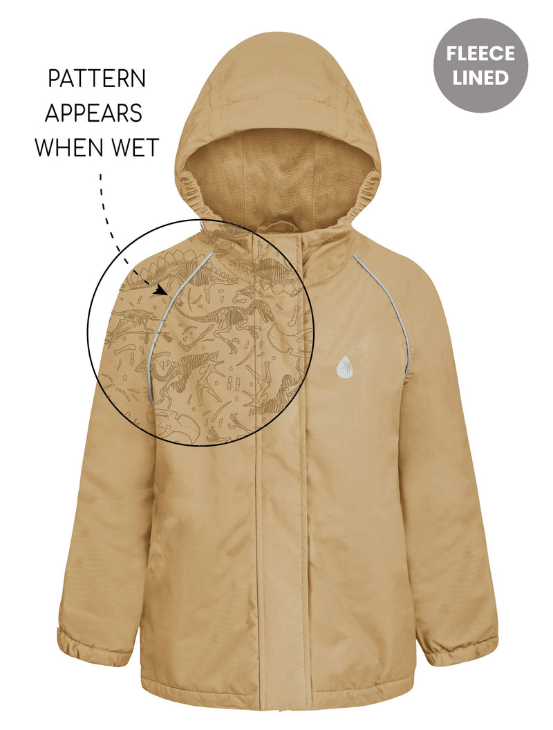 Load image into Gallery viewer, SplashMagic Storm Jacket - Sand | Dino Bones