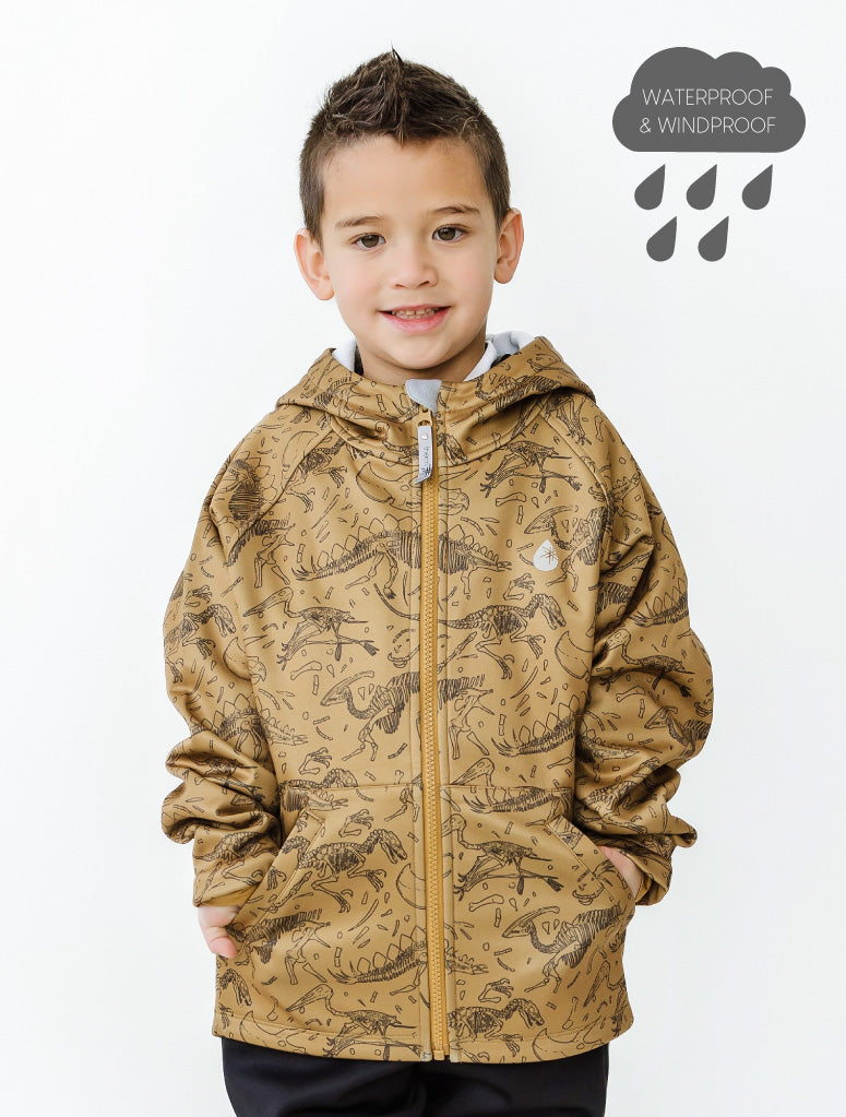 Load image into Gallery viewer, All-Weather Hoodie - Dino Bones