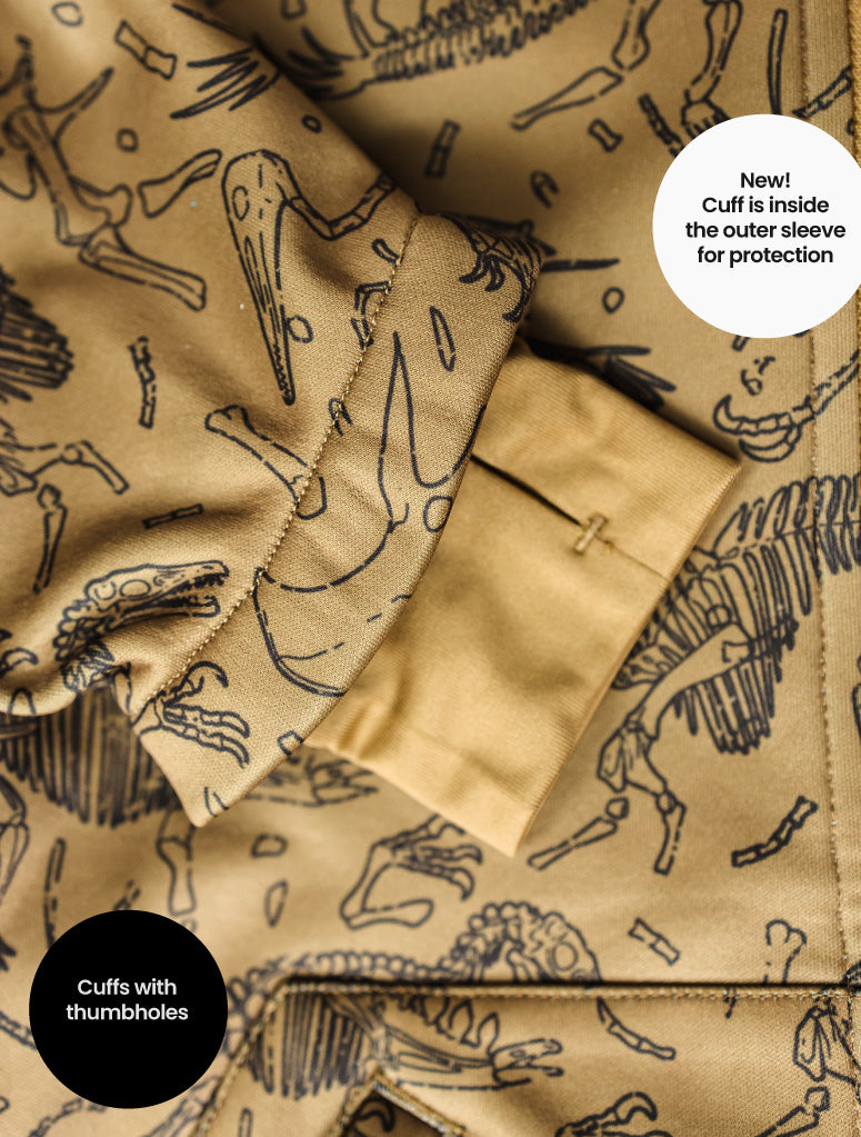 Load image into Gallery viewer, All-Weather Hoodie - Dino Bones