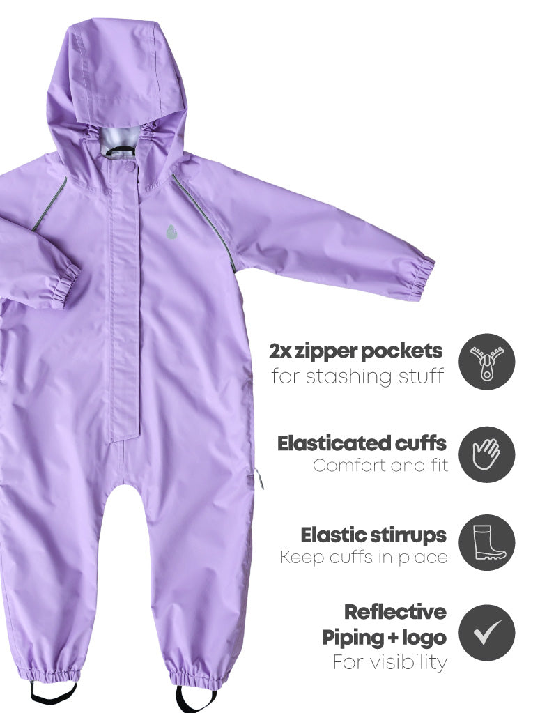 Load image into Gallery viewer, 10K Rainsuit - Periwinkle