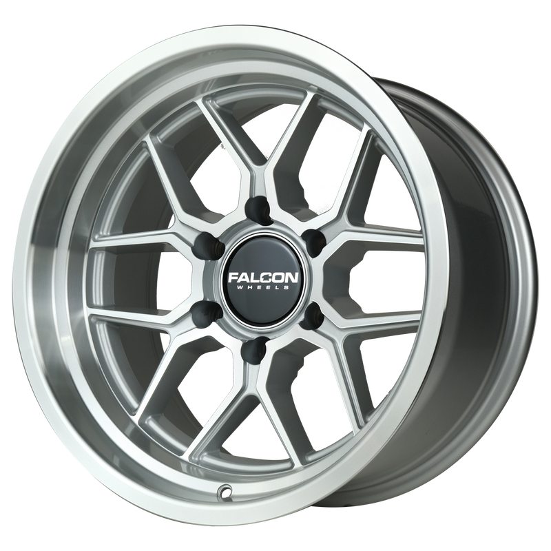 Load image into Gallery viewer, TX1 - Apollo Silver w/Machine Face & Lip 17x9 6x139.7