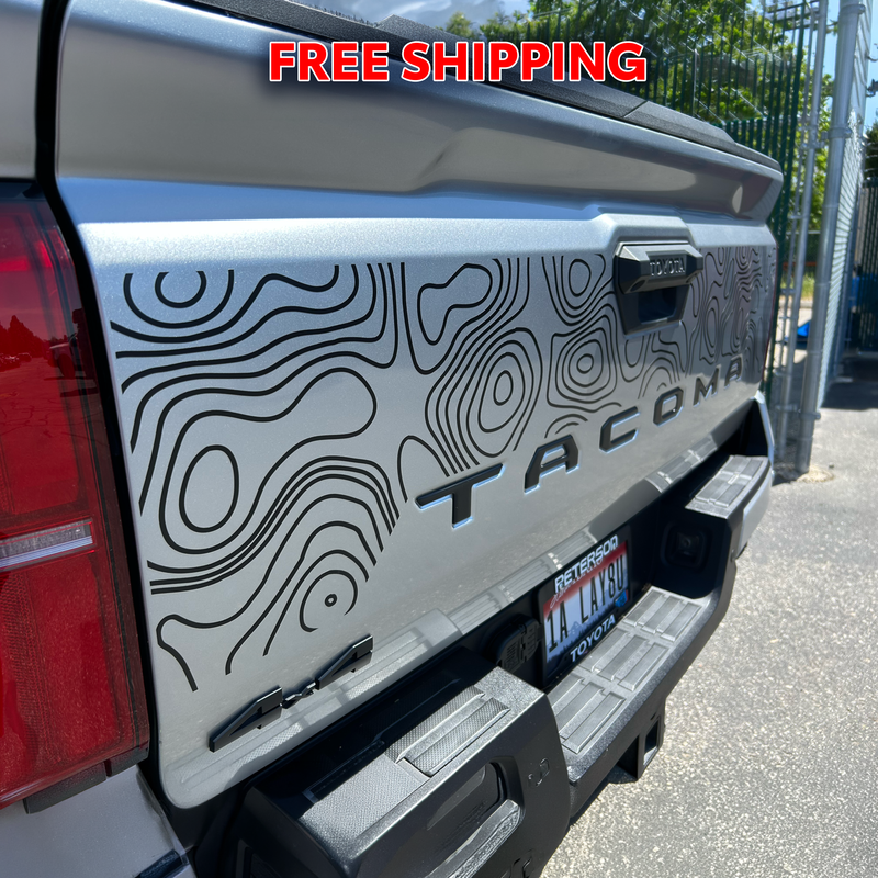 Load image into Gallery viewer, 2024+ Tacoma Tailgate Topo Decal