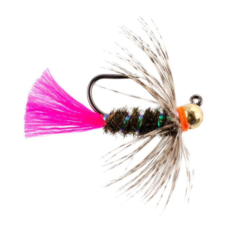 Load image into Gallery viewer, Tungsten Bead Jig Tactical Blow Torch Czech Nymph Euro Nymphing Fly - 1 Dozen Flies Size 12