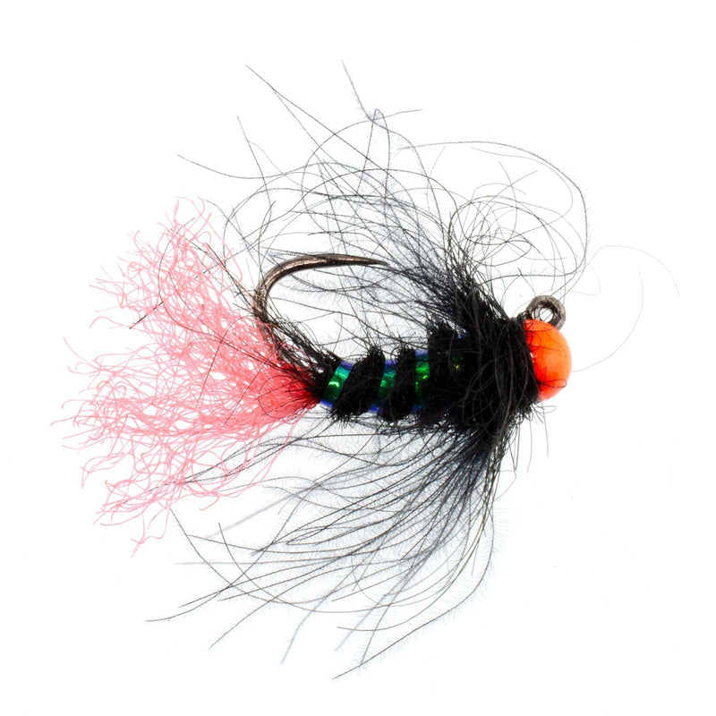 Load image into Gallery viewer, 3 Pack Tungsten Hot Bead Jig Tactical Blow Torch Czech Nymph Euro Nymphing Fly - Hook Size 14