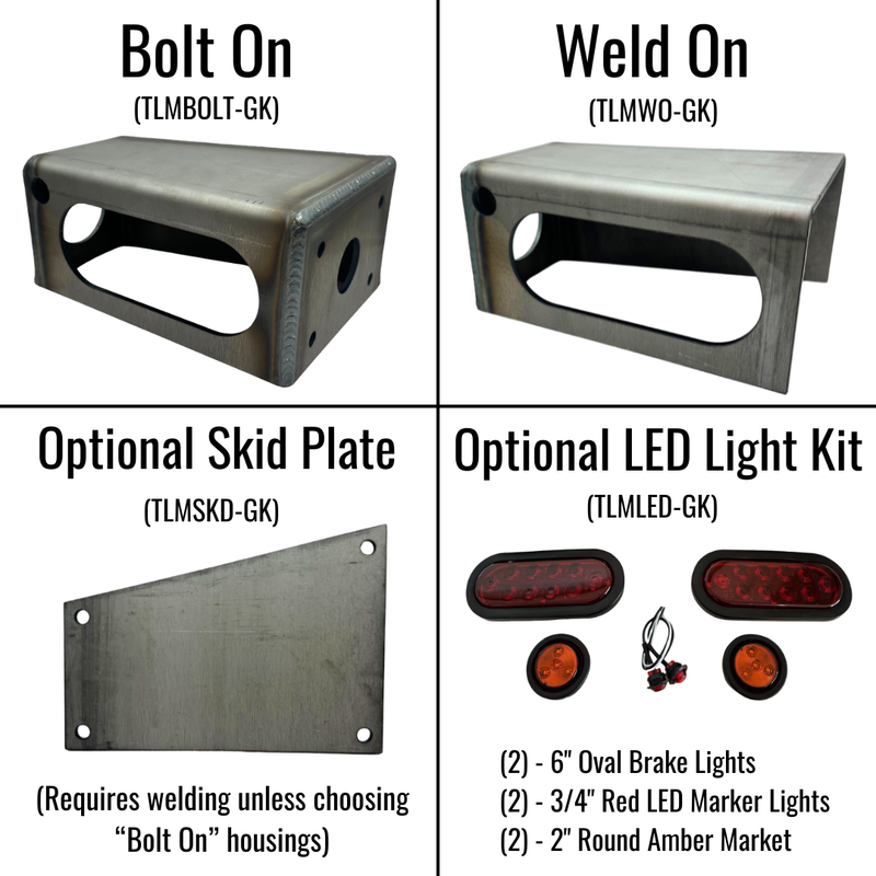 Load image into Gallery viewer, Heavy Duty "Big Tex" Style LED Trailer Tail Light Kit