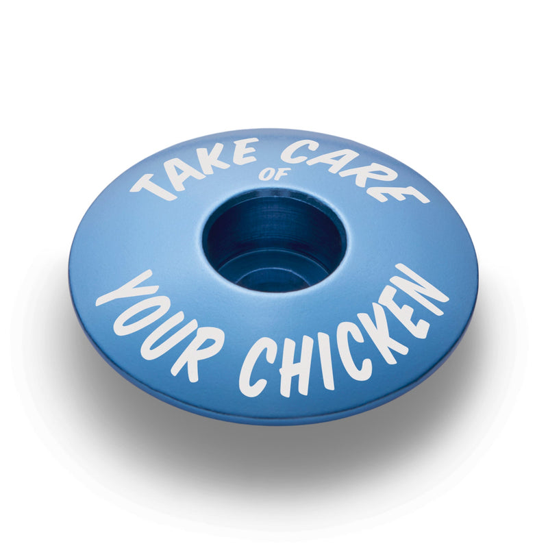 Load image into Gallery viewer, Take Care of Your Chicken Bicycle Headset Cap