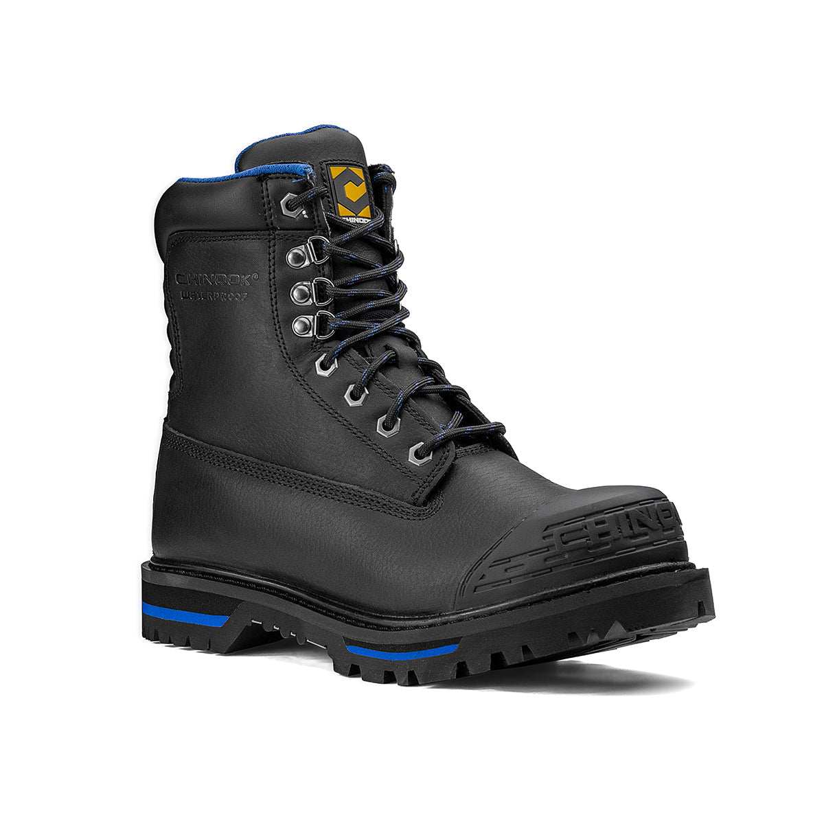Tarantula 8" Steel Toe Men’s Waterproof Work Boot - Black - Skoutley Outdoors LLC